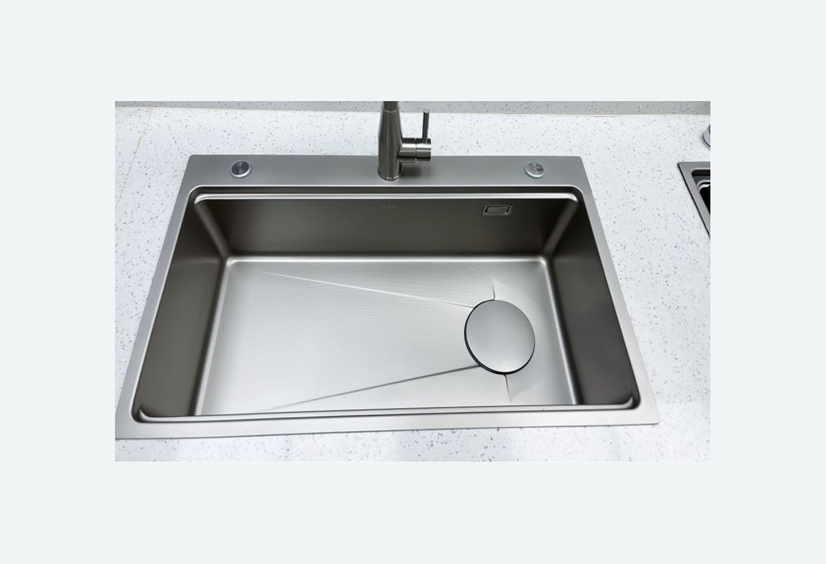 WAYINDA Single-Rib Integrated Drawn Sink stainless steel sink