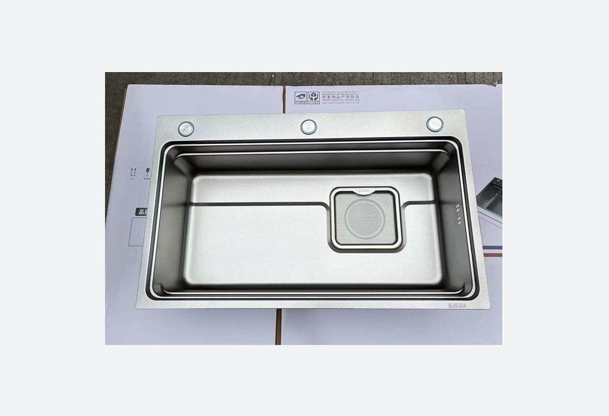 WAYINDA Drawn Hammered Sink stainless steel sink