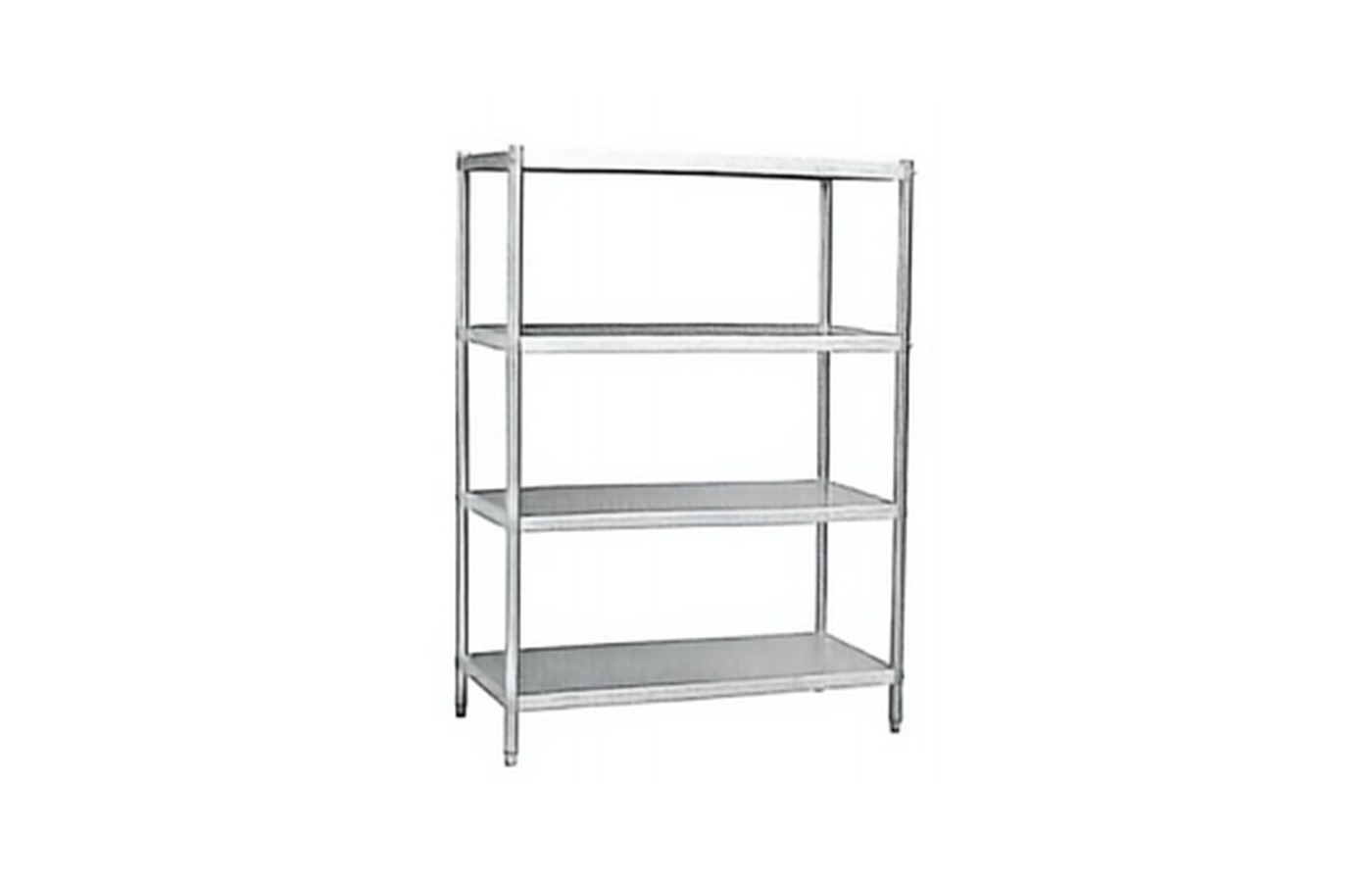 WAYINDA Four-Layer Flat Shelf Shelving Unit
