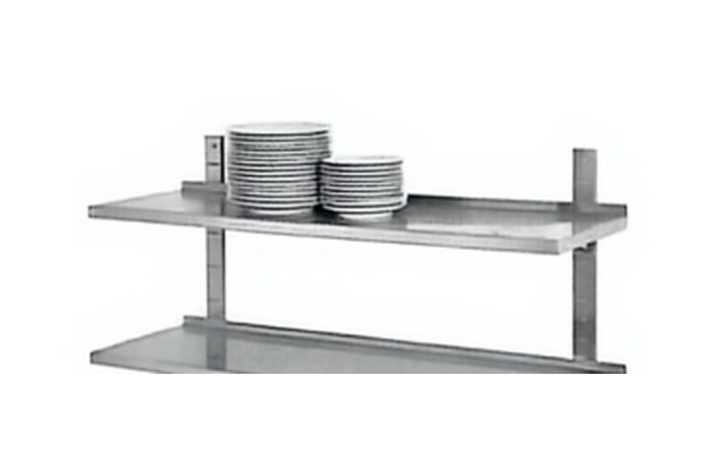 WAYINDA Double-Layer Wall Shelf