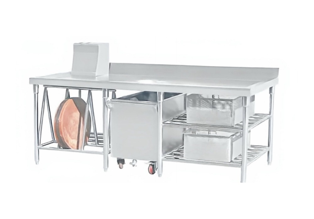 WAYINDA Multifunction Prep Table With One Chopping Board